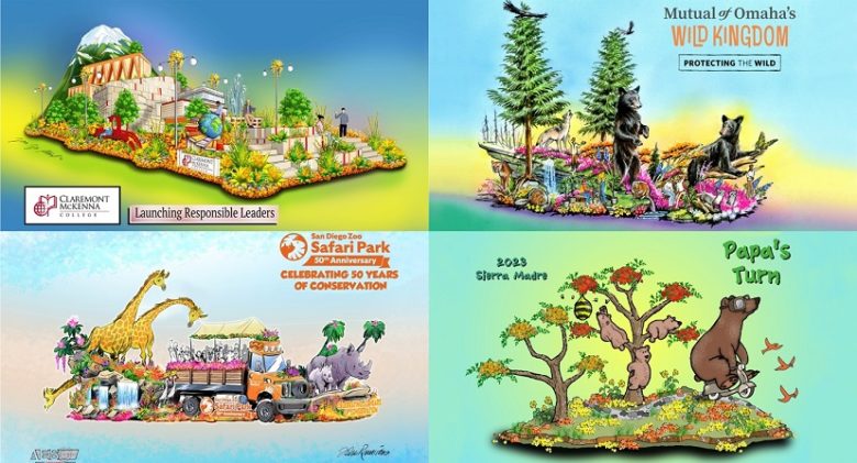 Pasadena Tournament Of Roses Offers Second In A Series Of Sneak Peeks Of Rose Parade Floats