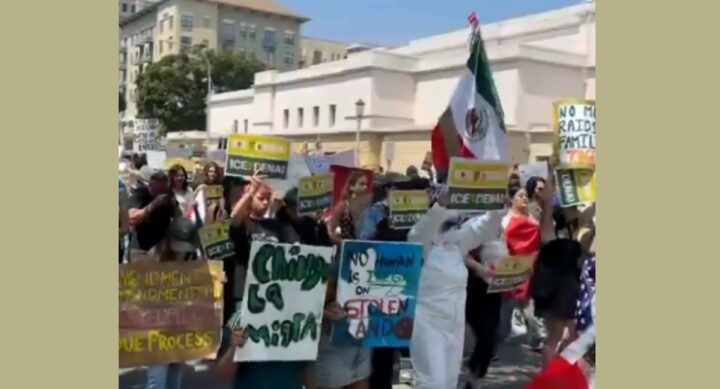 Students Join Anti-ICE Protests in Pasadena, Target Hotel – Pasadena Now