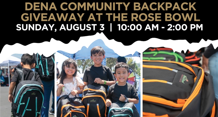 Rose Bowl Stadium to Host Back-to-School Backpack Giveaway