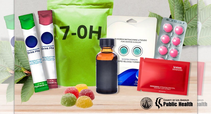 Pasadena Public Health Cautions Against Use of Kratom and 7-OH Products