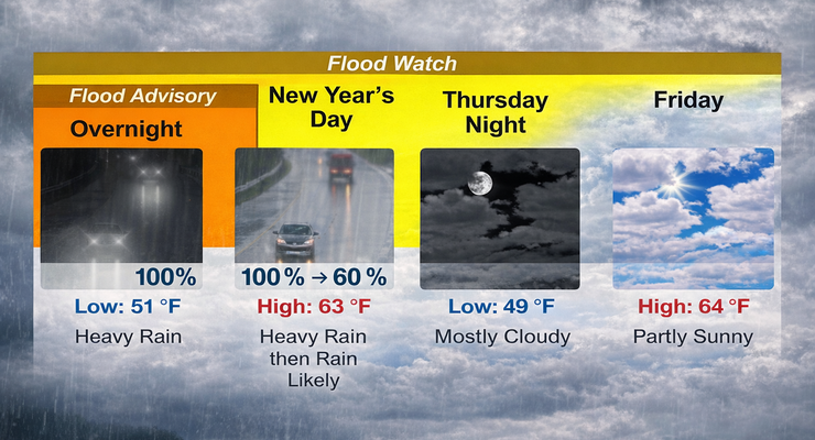 Forecasters Agree: Rain to Soak Rose Parade; Clearing Expected for Rose Bowl Game