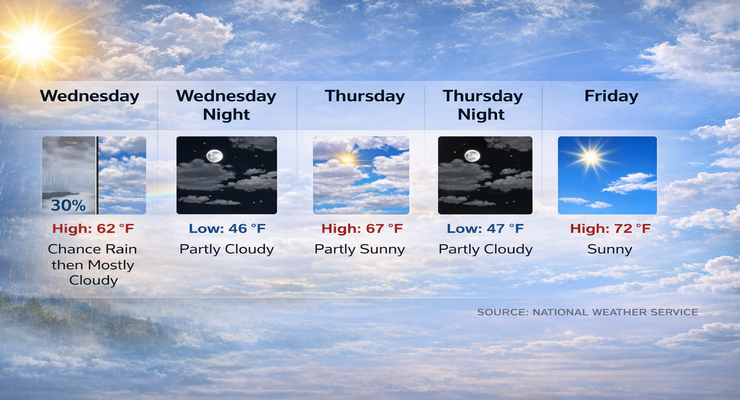 Showers Fade Today, Sunshine and Warming Ahead by Friday – Pasadena Now