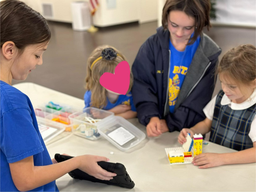 Engineering with Legos at St. Rita School - Pasadena Schools