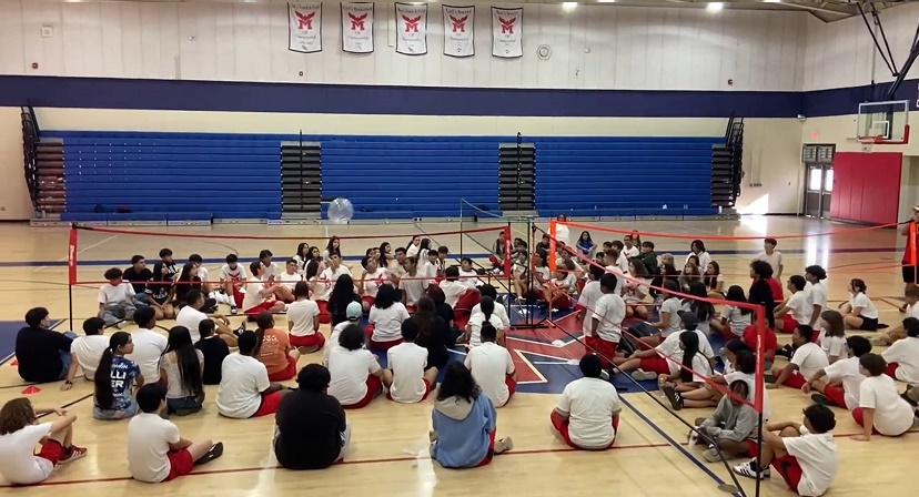 Marshall Eagles Keep Fitness Fun with Indoor Sitdown Beachball Volleyball on Hot Days! – Pasadena Schools