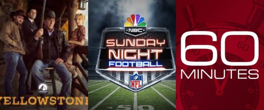 What We're Watching: 'Sunday Night Football,' 'Yellowstone,' Fox Top  Television Ratings – Pasadena Weekendr